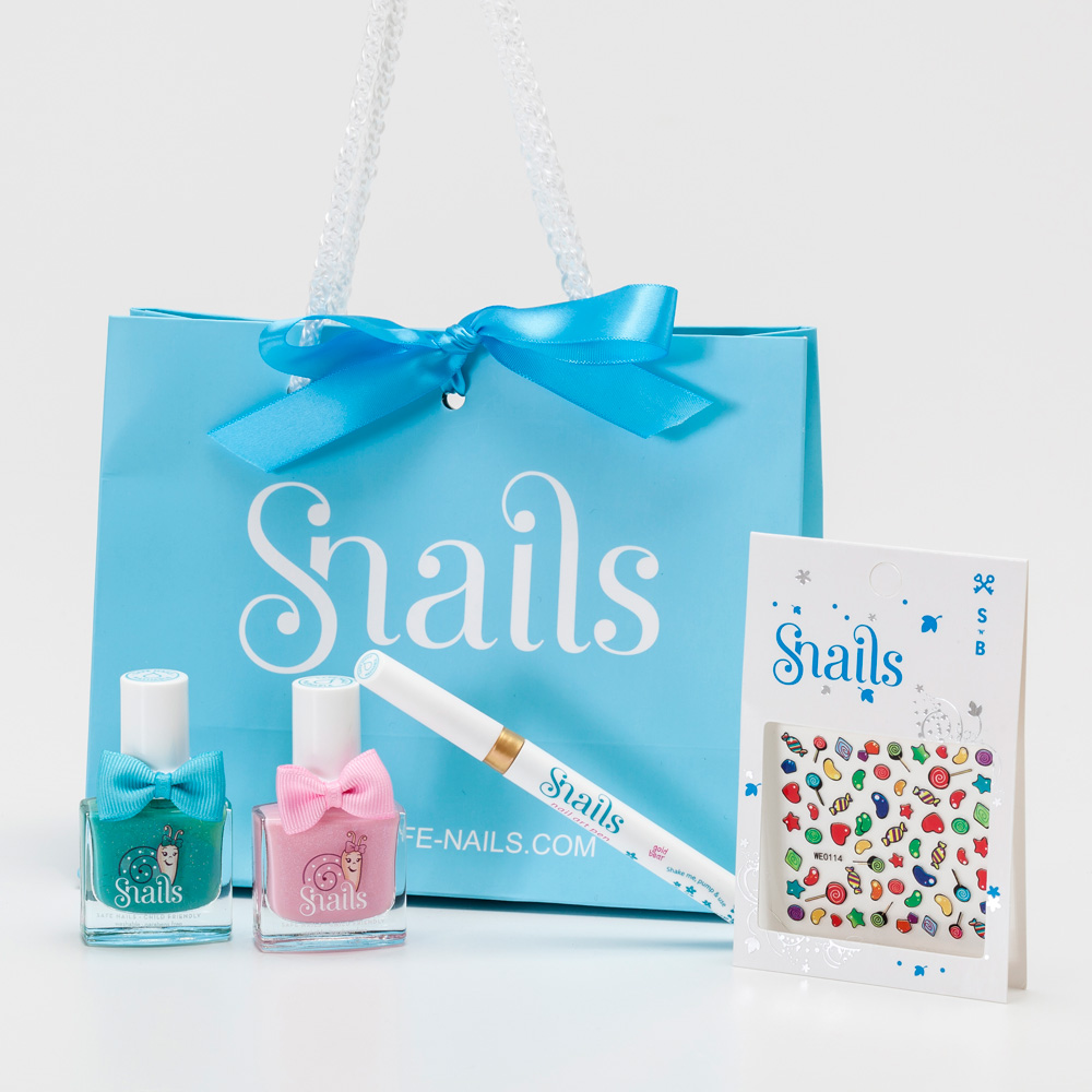 Confezione regalo smalti atossici per bambine Snails - Gioconaturalmente  Ama srl