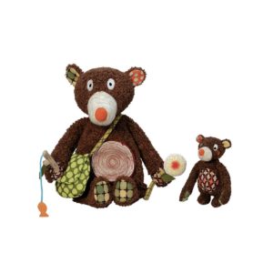 Pupazzo Orso Woodours ed orsetto Tizours Ebulobo