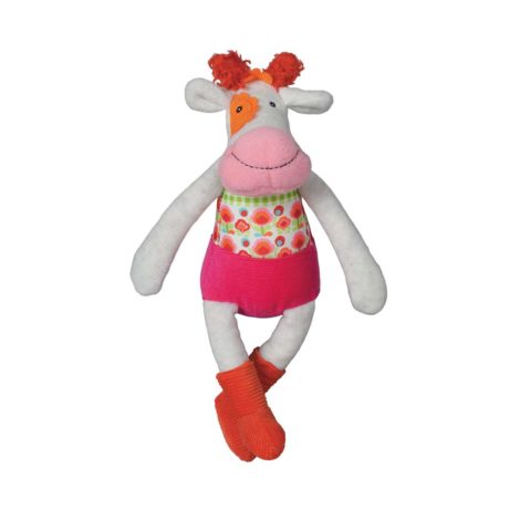 Pupazzo / Doudou Anemone la vache – Linea Happy Farm Ebulobo