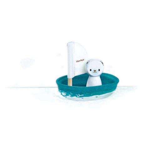 barca a vela orso polare- Sailing Boat Polar Bear PlanToys