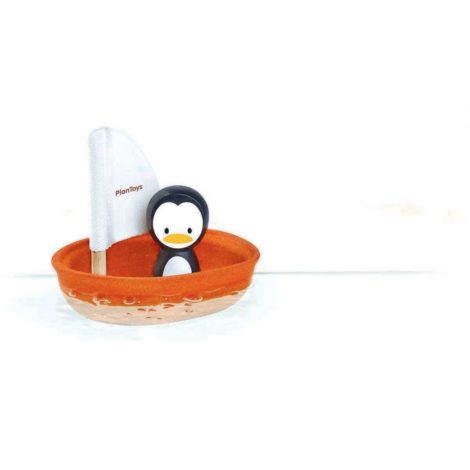 barca a vela pinguino- Sailing Boat Penguin PlanToys