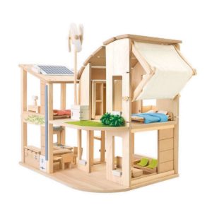 casa Green Dollhouse arredata PlanToys