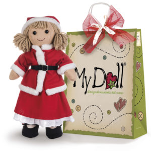 Confezione regalo My Doll con bambola Natale da 42cm