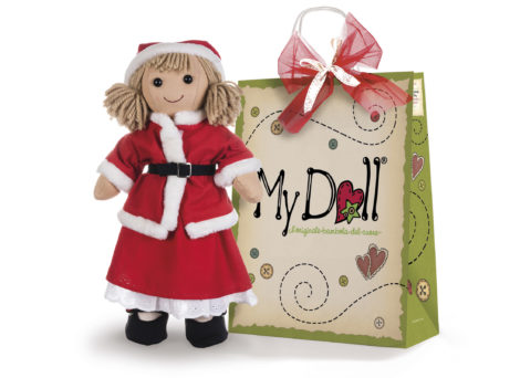 Confezione regalo My Doll con bambola Natale da 42cm