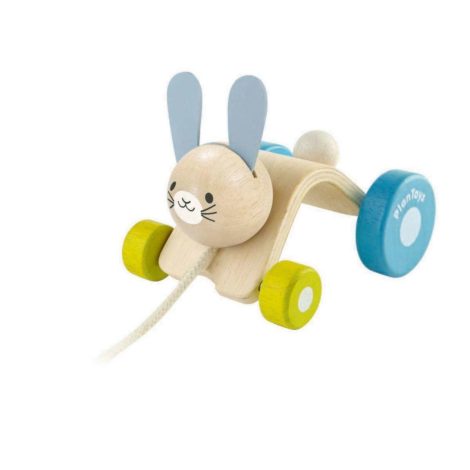 coniglietto scodinzolante da tirare – Hopping Rabbit PlanToys