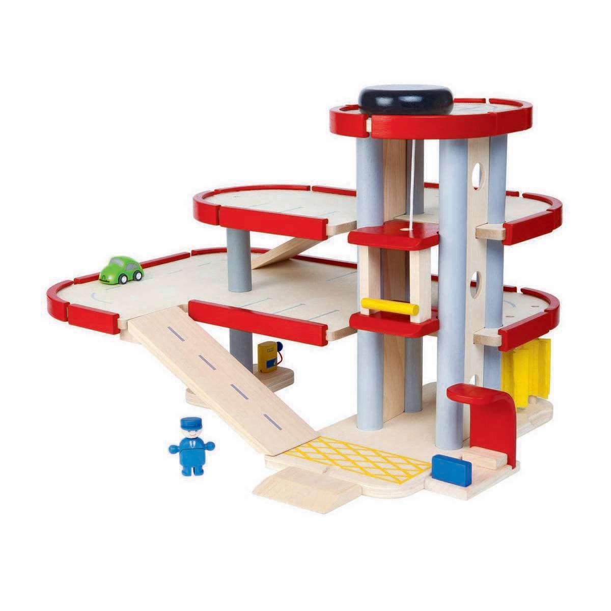 Garage per le macchinine- Parking Garage PlanToys - Gioconaturalmente Ama  srl