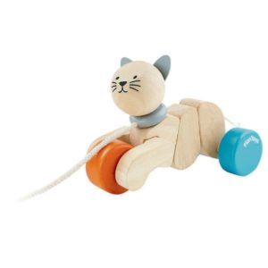 gatto da tirare – Pull-Along Cat PlanToys