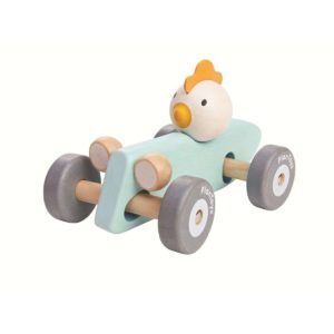 macchina galletto colori pastello – Chicken Racing Car PlanToys
