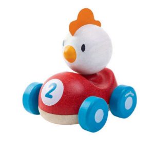 macchinina da corsa con galletto – Chicken Racer PlanToys