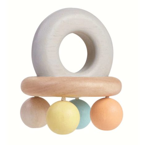 sonaglino colori pastello -Bell Rattle PlanToys