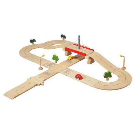 strada per macchinine- Road System (Deluxe) PlanToys