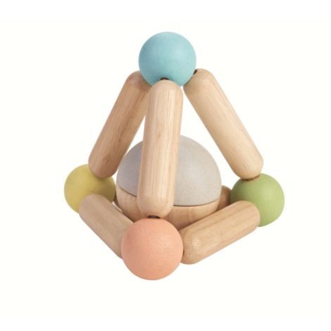 triangolo attività colori pastello-Triangle Clutching Toy PlanToys