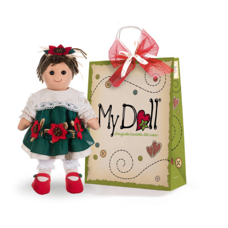 Confezione regalo My Doll con bambola delle feste da 42cm