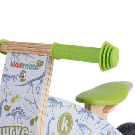 Bicicletta da Equilibrio in Legno Dinosauri Kurve KiddiMoto