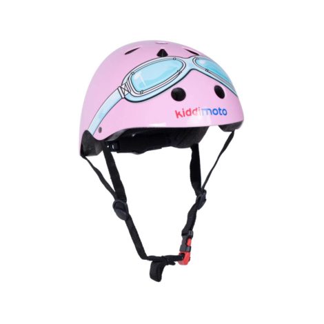 Casco Stampato Rosa Occhiali KiddiMoto