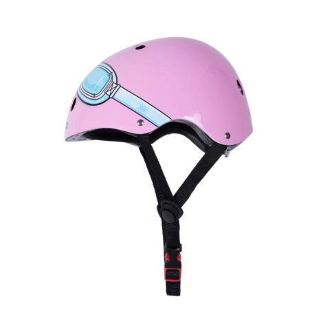 Casco Stampato Rosa Occhiali KiddiMoto