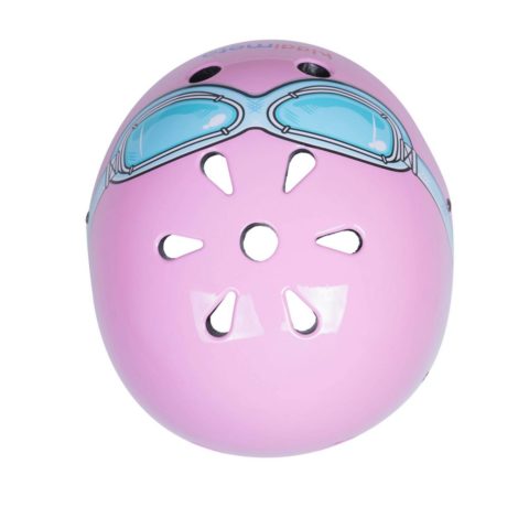 Casco Stampato Rosa Occhiali KiddiMoto