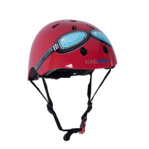 Casco Stampato Rosso Occhiali KiddiMoto