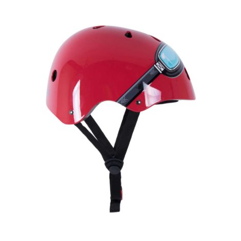 Casco Stampato Rosso Occhiali KiddiMoto