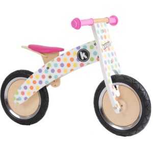 Bicicletta da Equilibrio in Legno Pois Kurve- KiddiMoto