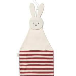 Play&Go Toto Bunny – Organizer trasformabile e shopper in cotone con coniglietto bianco
