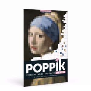 – Poster con adesivi opere d’arte – La ragazza con l’orecchino di perla L. Vermeer  – Poster con adesivi opere d’arte – La ragazza con l’orecchino di perla L. Vermeer