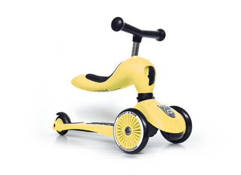 Monopattino e triciclo 2 in 1 giallo per bambini – Highwaykick 1 Lemon – Scoot & Ride