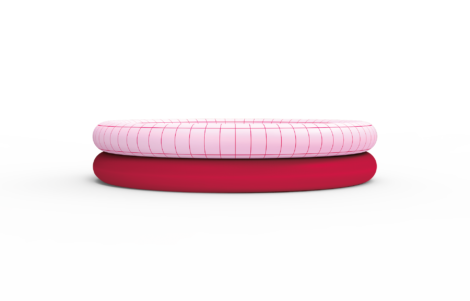 Piscina Dippy Large Cherry di Quut Toys – ciliegia