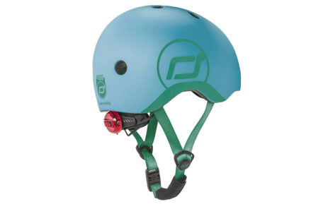 Casco steel traspirante con luci LED per bambini nella taglia XXS/S –  Scoot & Ride