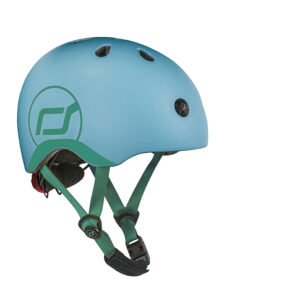 Casco steel traspirante con luci LED per bambini nella taglia XXS/S –  Scoot & Ride