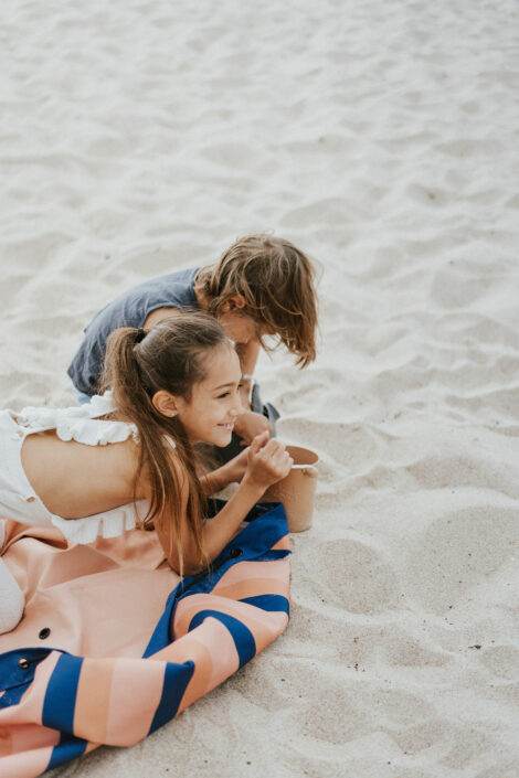 Sacco Portagiochi e Tappeto Outdoor Mokka Stripes Play&Go