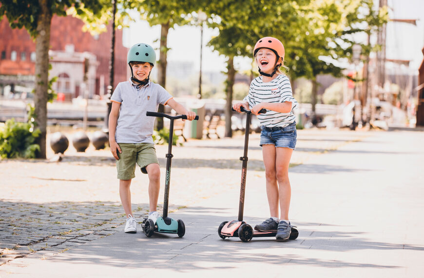 AMA SCEGLIE UNA MOBILITÀ SOSTENIBILE CON IL MONOPATTINO PER BAMBINI FIRMATO SCOOT & RIDE!