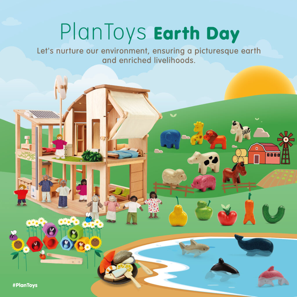 ama celebra l'earth day con plantoys