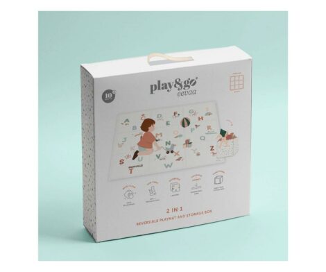 Play&Go EEVAA Alphabet – Tappeto puzzle alfabeto reversibile 180×180 cm