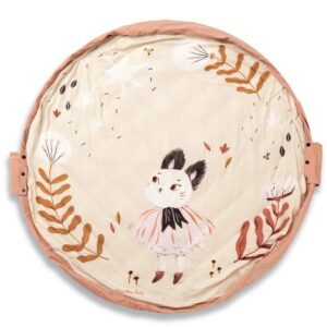 Play&Go Noomad Soft Roty Après la pluie – Tappeto gioco imbottito e borsa 3 in 1 | Moulin Roty
