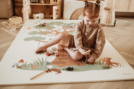 EEVAA Treehouse Play&Go – Tappeto puzzle casetta sull’albero 3 in 1