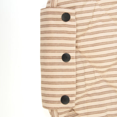 Play&Go Noomad Soft Stripes Brown – Tappeto gioco imbottito e borsa 3 in 1