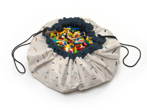Play&Go Noomad Confetti – sacco portagiochi e tappeto gioco 2 in 1