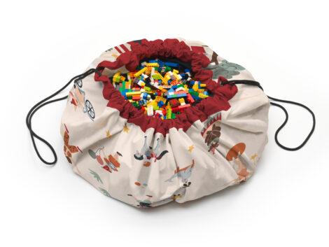 Play&Go Noomad Circus – sacco portagiochi e tappeto gioco 2 in 1