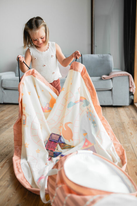 Play&Go Soo Fairy World – tappeto gioco e cestino portagiochi 2 in 1