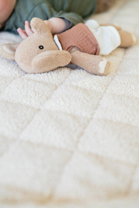 Play&Go Noomad Soft Teddy Oat – Tappeto morbido da viaggio e borsa cambio