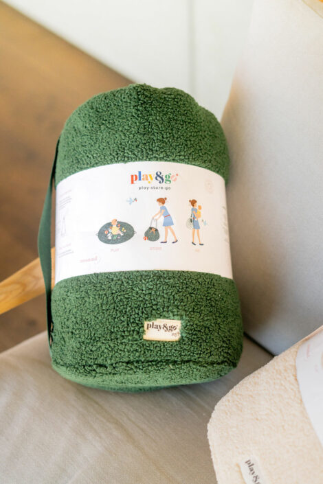 Play&Go Noomad Soft Teddy Evergreen – Tappeto gioco imbottito e borsa 3 in 1