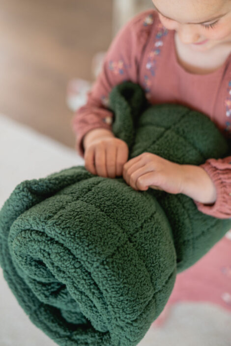 Play&Go Noomad Soft Teddy Evergreen – Tappeto gioco imbottito e borsa 3 in 1