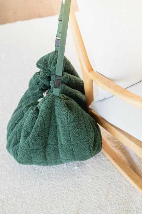 Play&Go Noomad Soft Teddy Evergreen – Tappeto gioco imbottito e borsa 3 in 1
