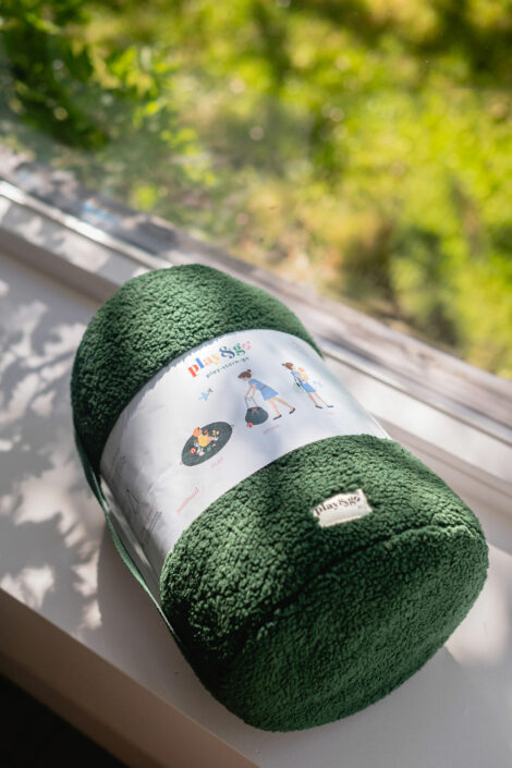 Play&Go Noomad Soft Teddy Evergreen – Tappeto gioco imbottito e borsa 3 in 1