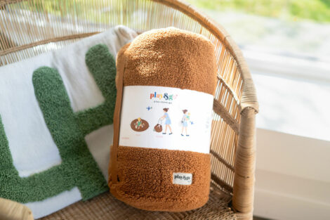 Noomad Soft Teddy Brown Play&Go – Tappeto neonato 120 cm e sacca porta giochi